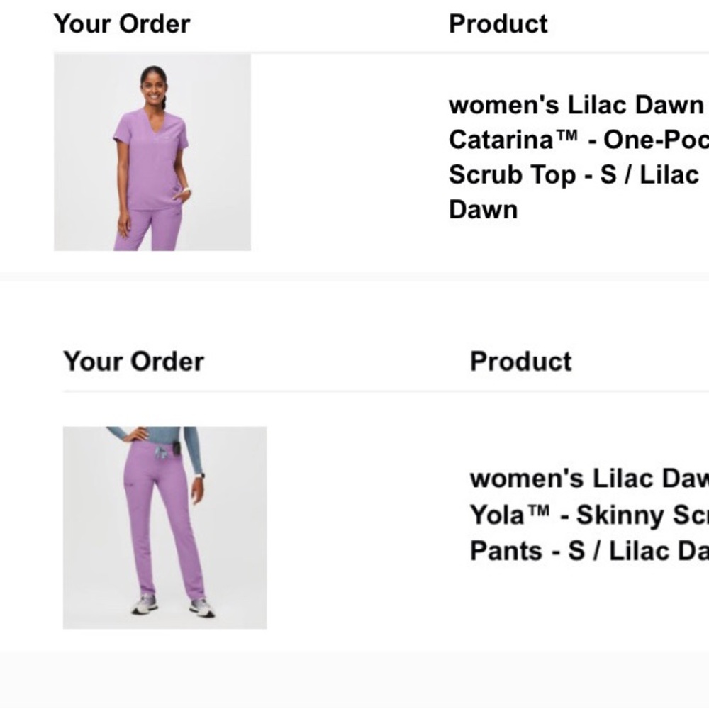 Figs set Lilac Dawn size small